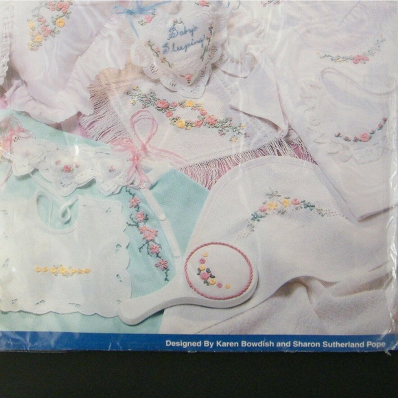 True Colors Ribbon Embroidery Baby Blessings Welcome To The World NEW OPEN PKG - Picture 7 of 12